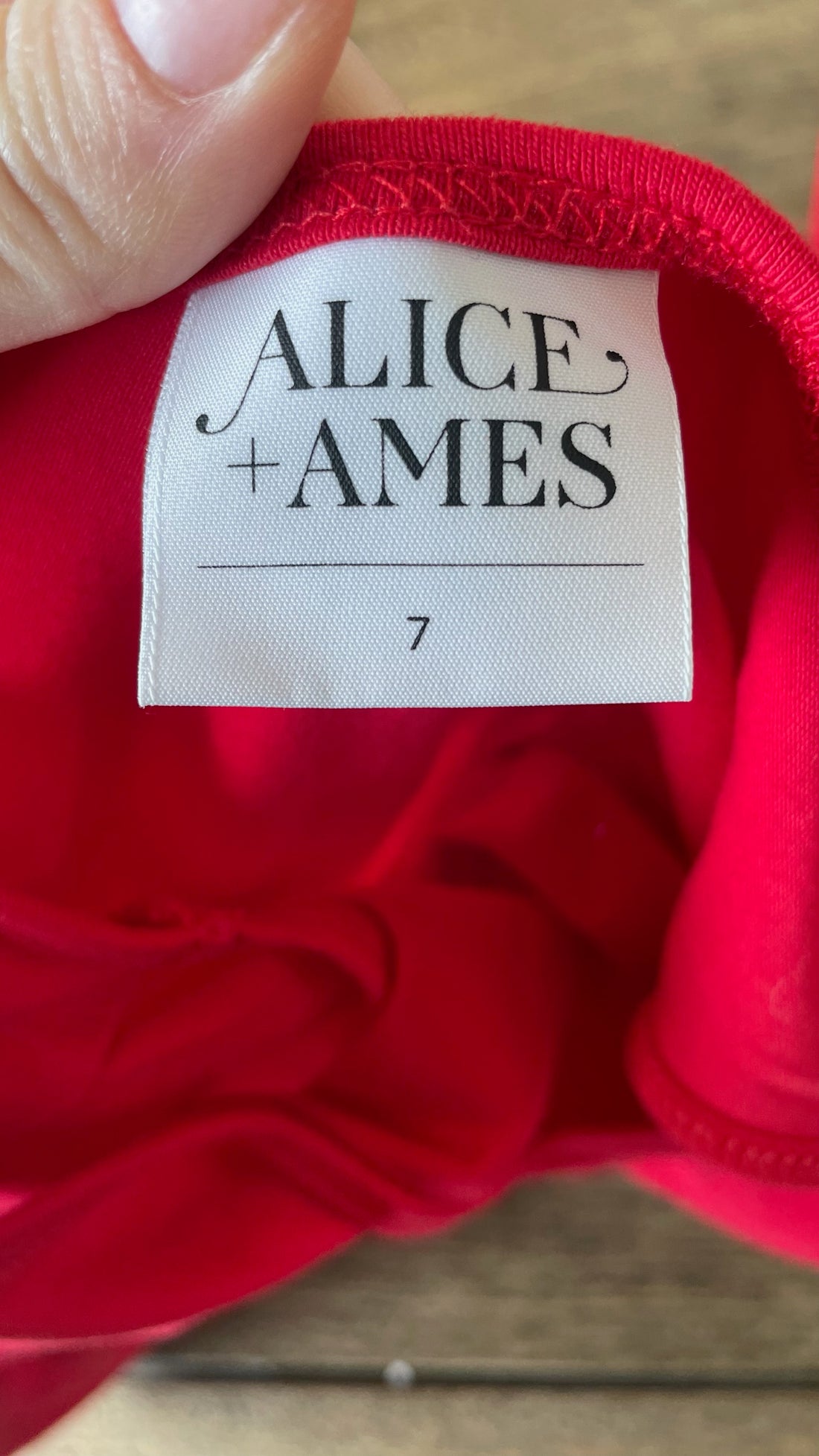 Alice & Ames Red Dress