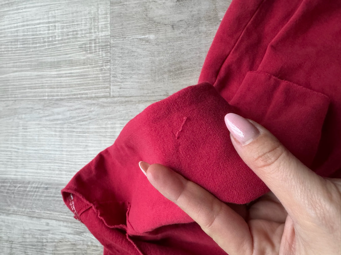 Boutique Organic Cotton Red Dress