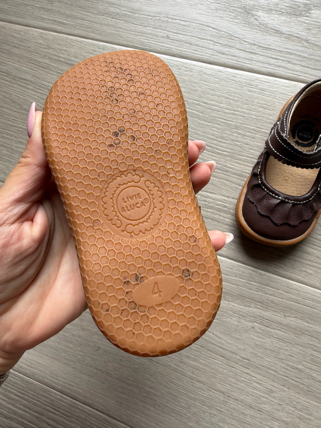 Livie & Luca Brown Mary Janes