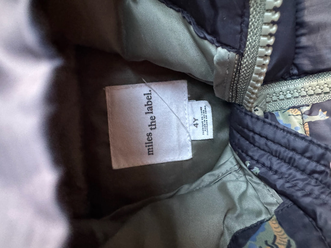 Miles the Label Dino Puffer Coat