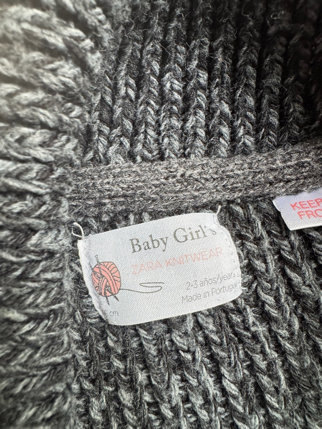 Zara Grey Knit Cardigan
