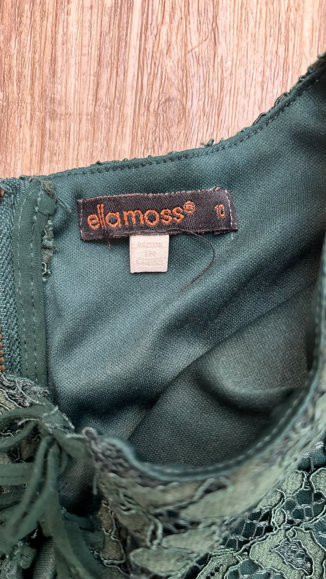 Ella Moss Green Lace Dress
