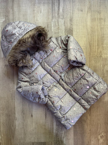Gap Grey Puffer Coat