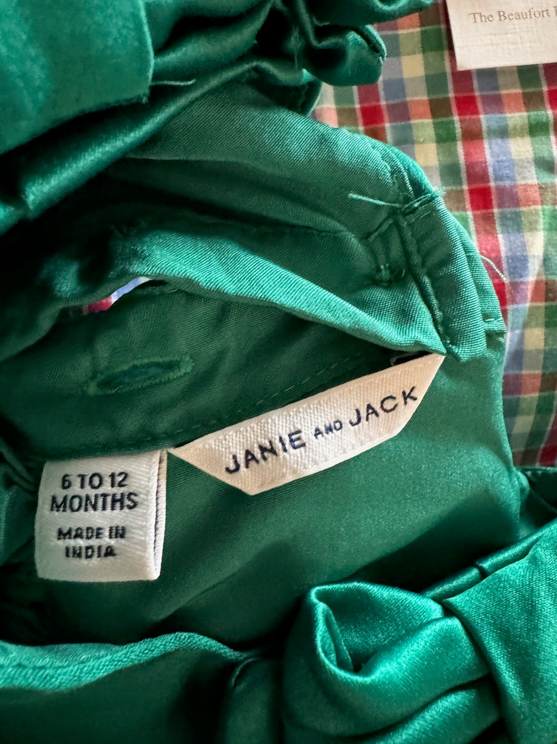 Janie & Jack Green Dress