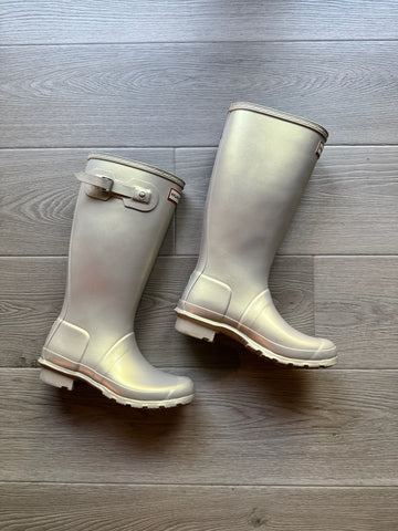 Hunter Boots Gold