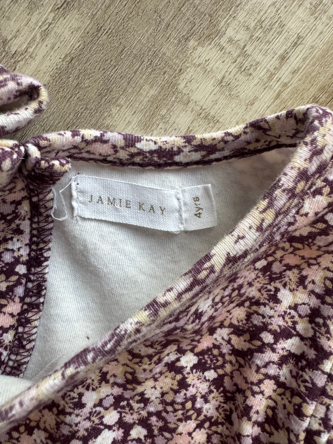 Jamie Kay Purple Floral Dress