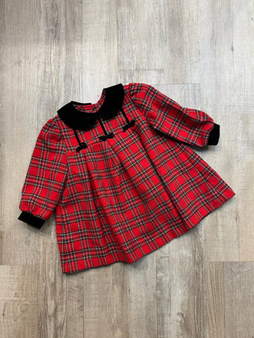 Bonnie Jean Vintage Red Plaid Dress