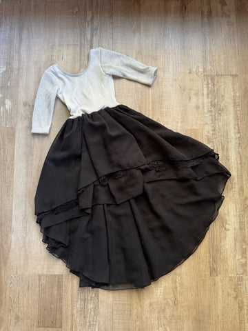 Pleiades Silver & Black Dress