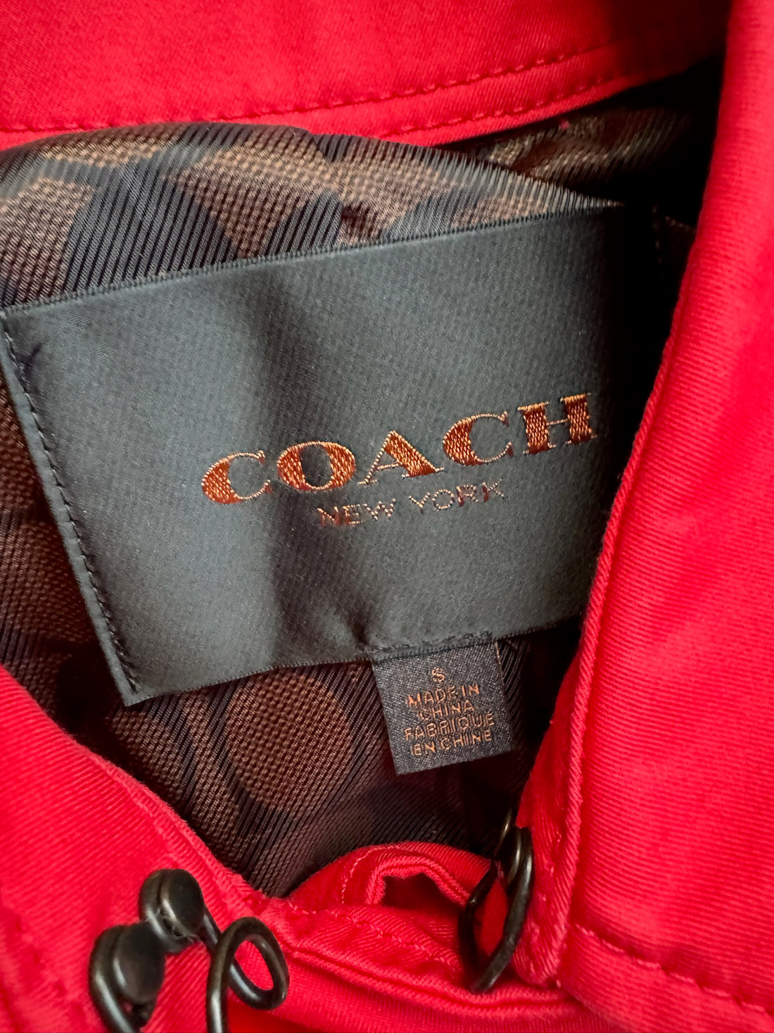 Coach Red Jacket