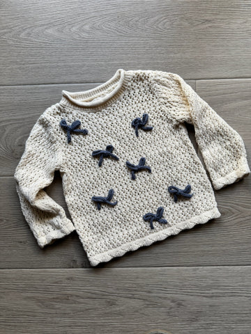 Rylee & Cru Knit Bow Sweater