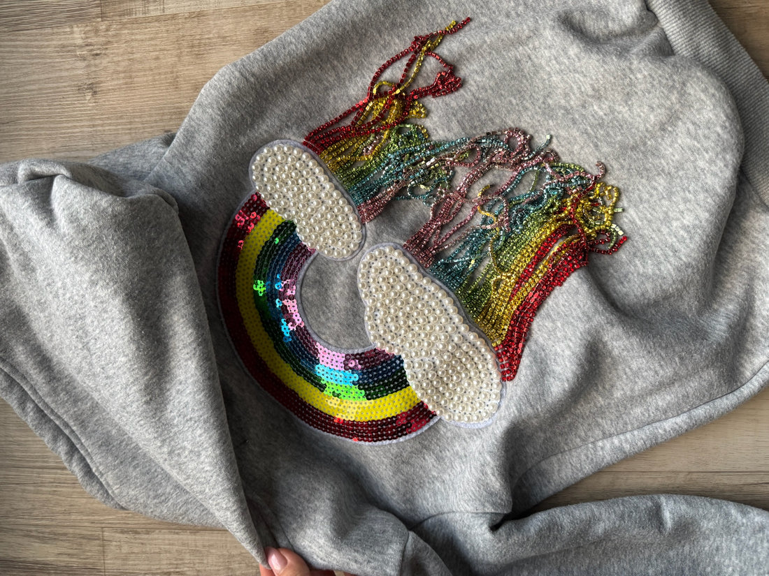 Lola & The Boys Grey Rainbow Jacket