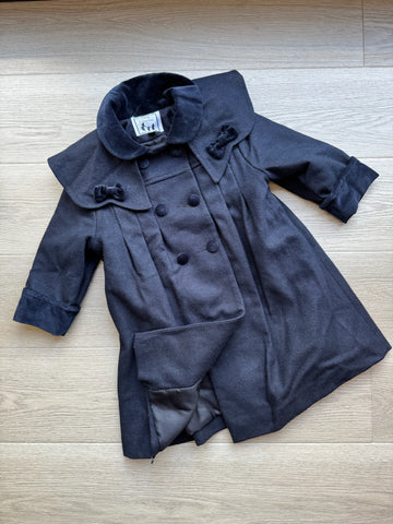 Trilogi Wool Black Coat
