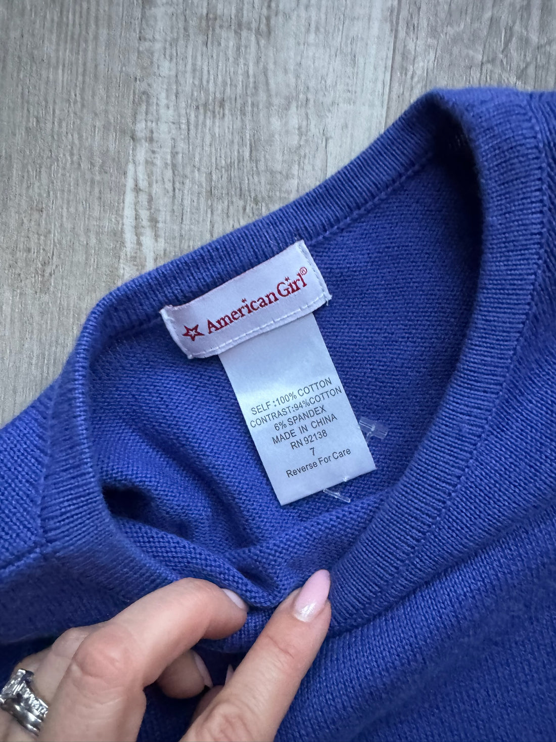 American Girl Blue Saige Dress