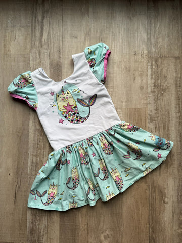 Sweet Petunia Mermaid Cat Tunic