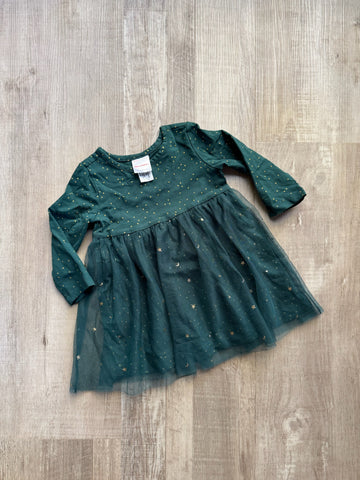 Hanna Andersson Green Tulle Dress