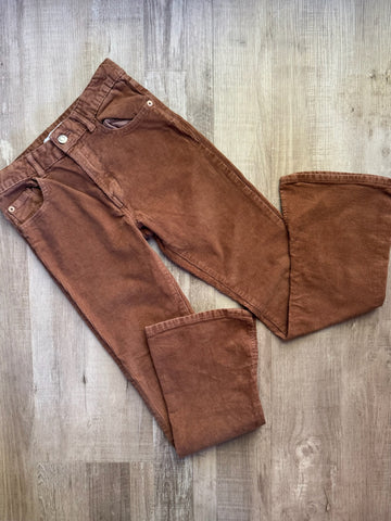 Zara Brown Cord Pants