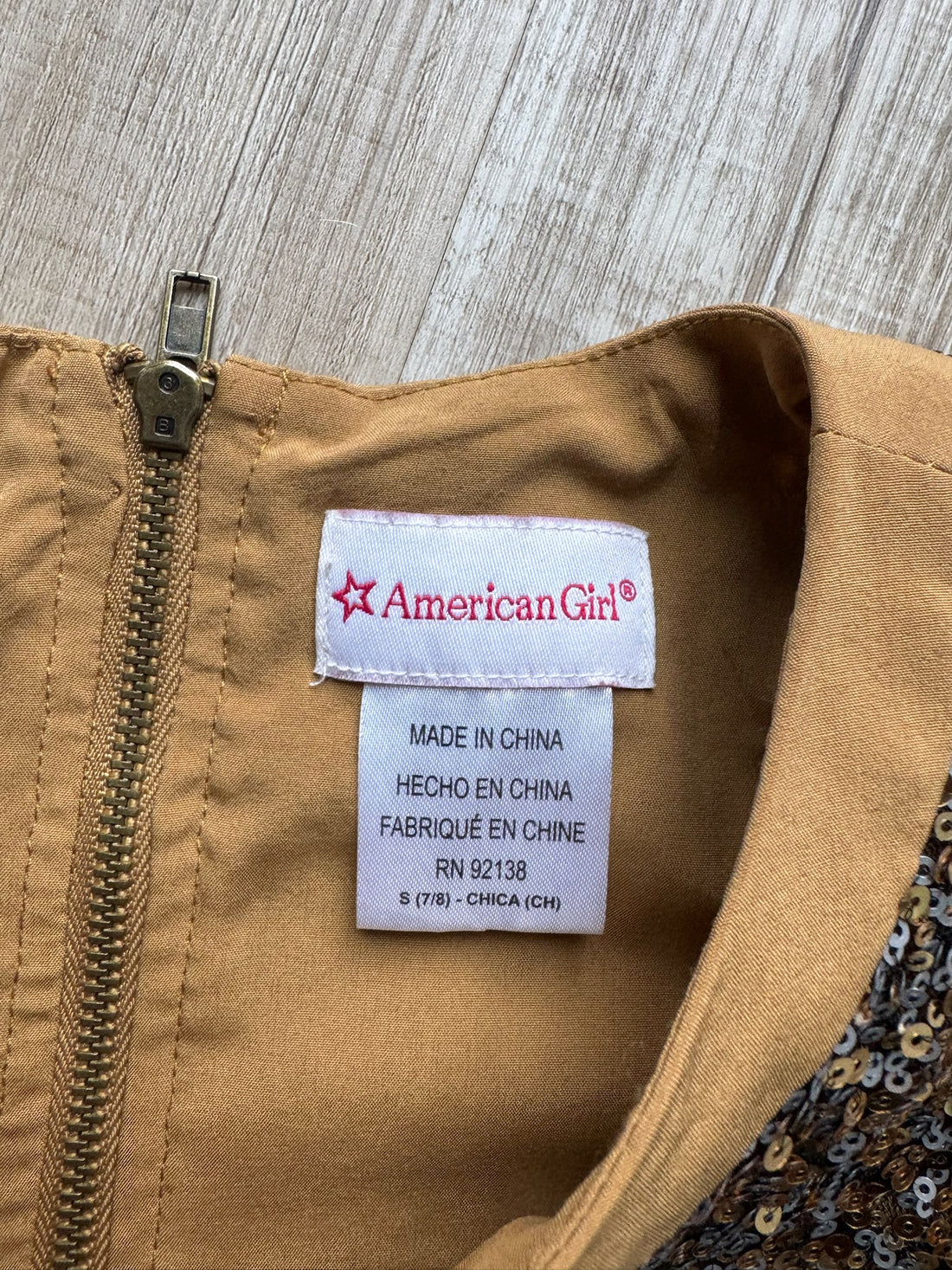 American Girl Sequins Tunic