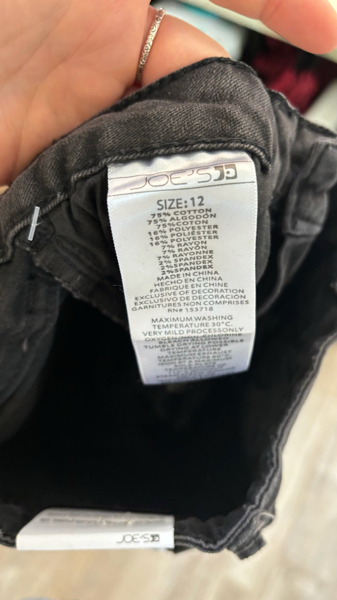 Joes Black Jeans