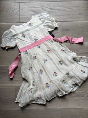 Boden White Floral Dress