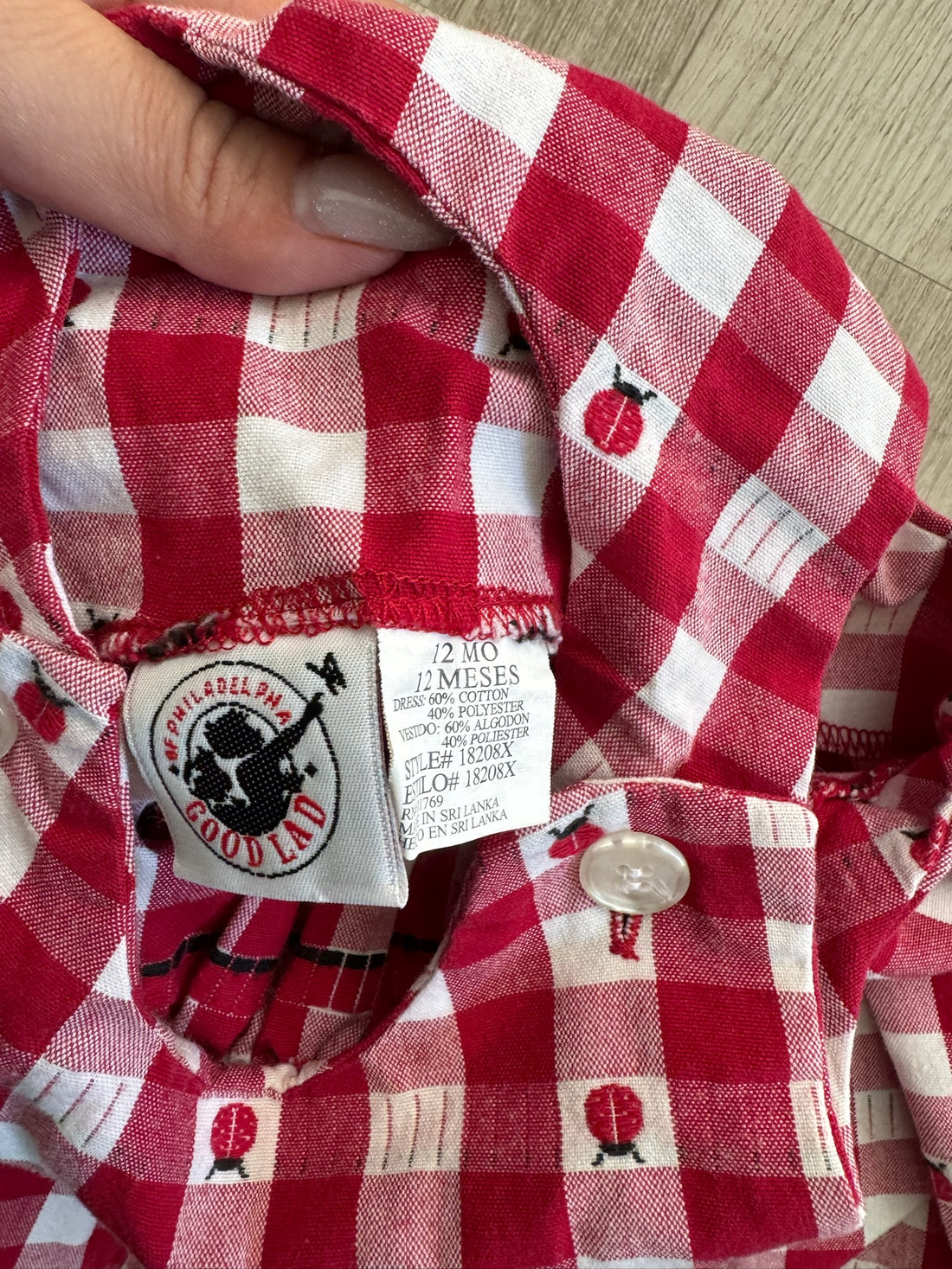 Vintage Goodlad Lady Bug Dress