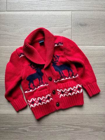 Baby Gap Red Cardigan