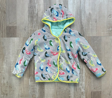 Mini Boden Reversible Bird Jacket