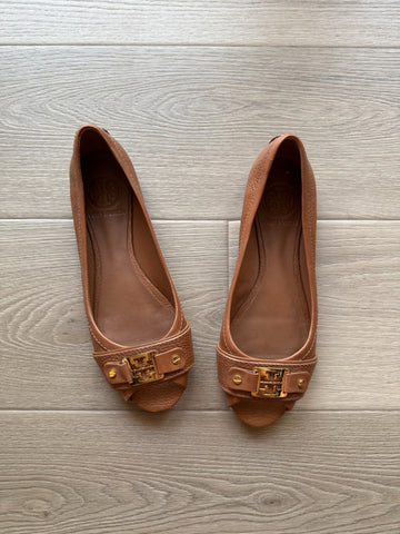 Tory Burch Brown Flats