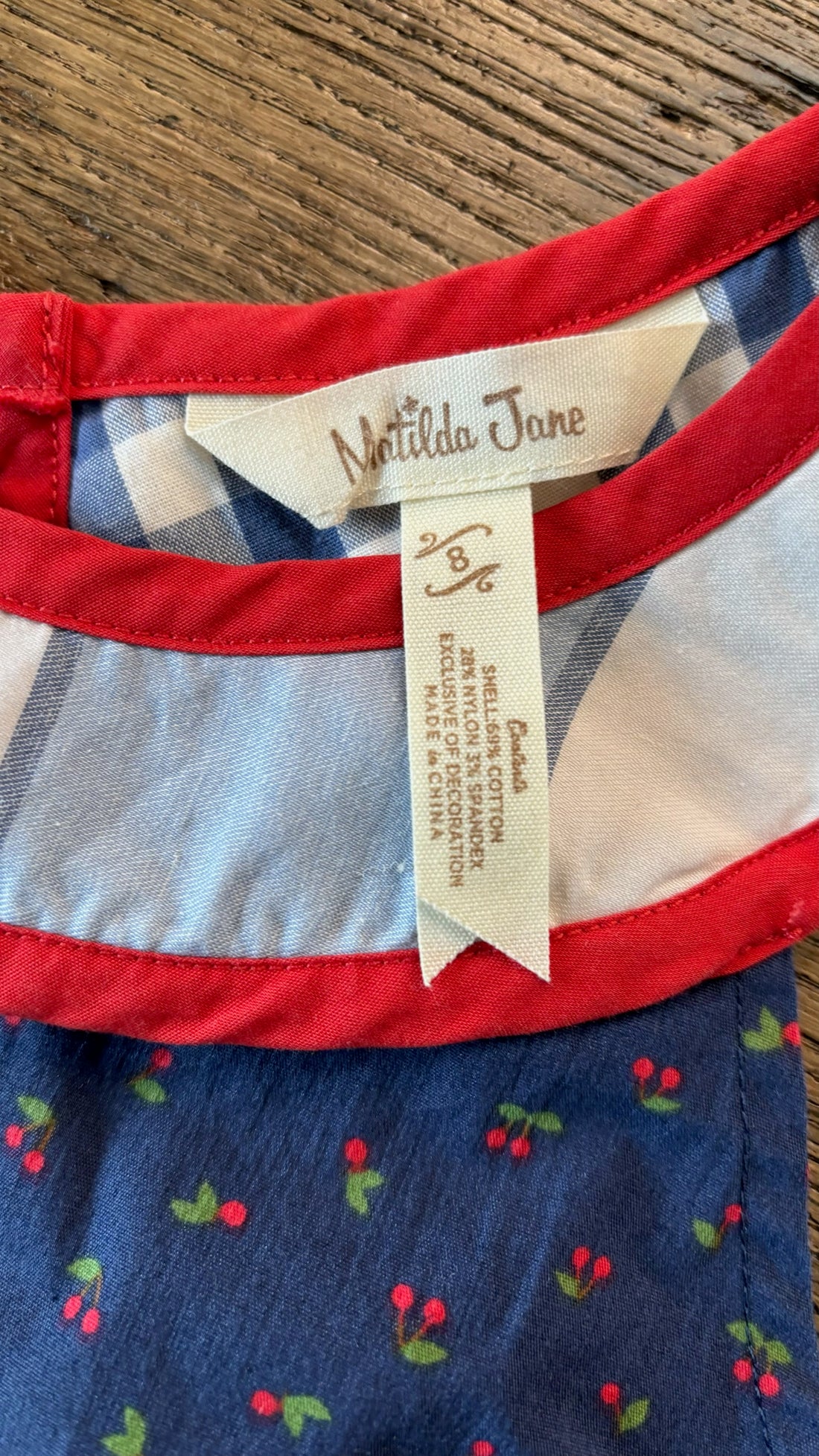 Matilda Jane Blue/Red Floral Dress
