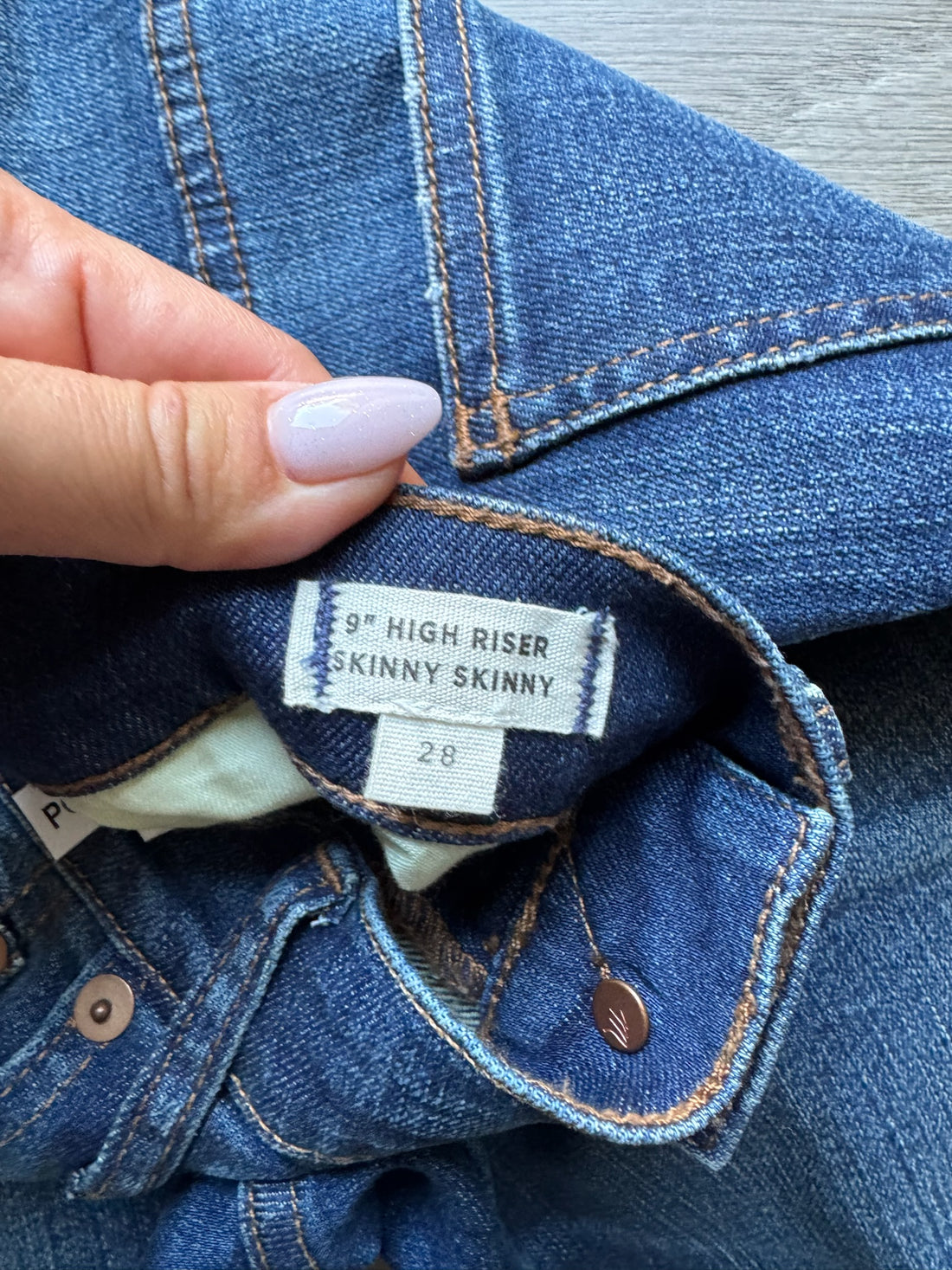 Madewell High Riser Skinny Denim Jeans