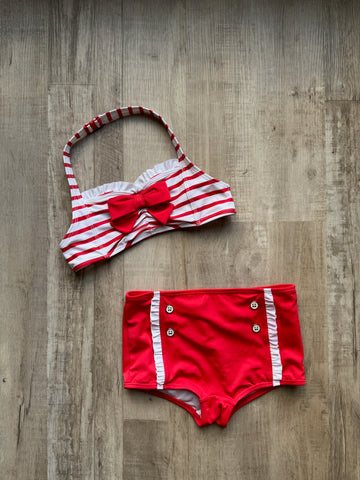 Janie & Jack Red Swimsuit