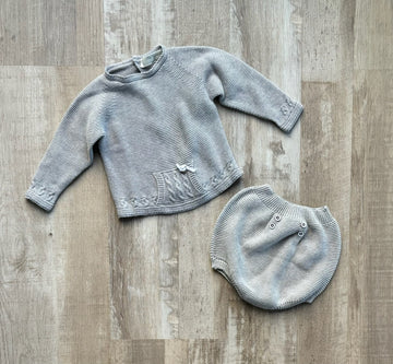 Pili Carrera Grey Knit Set