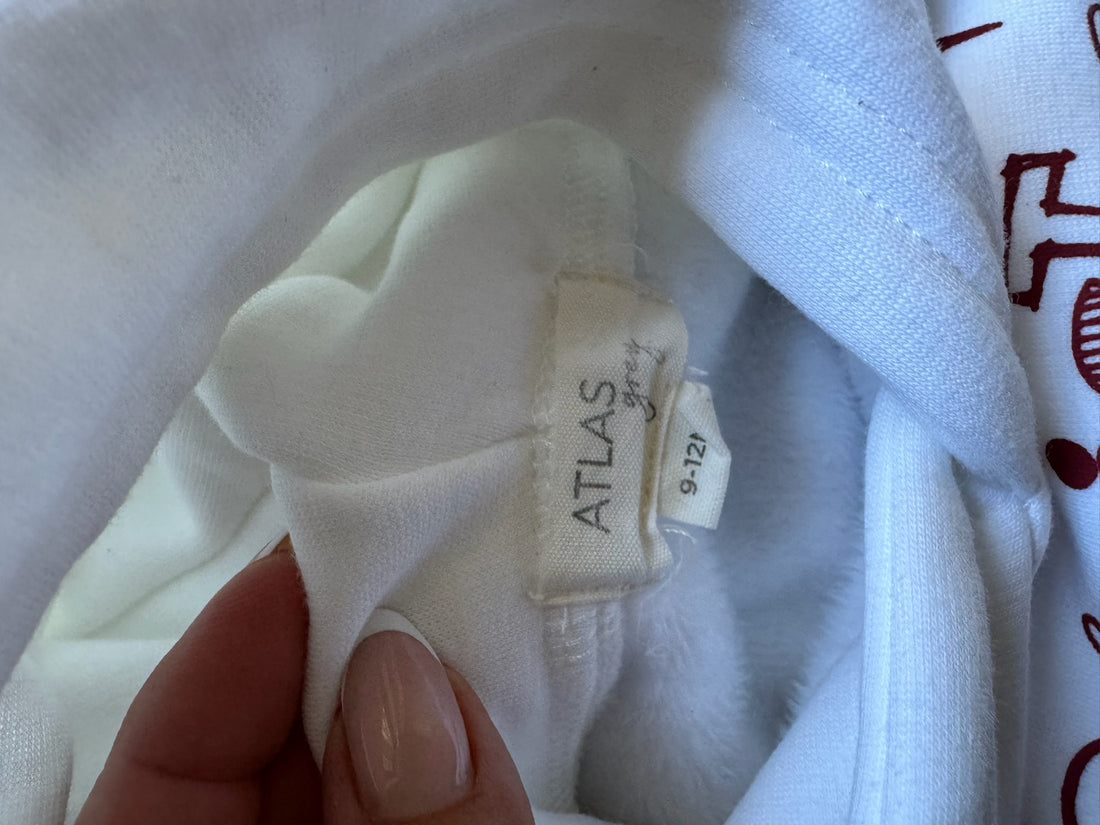 Atlas Gray White Sweat Set