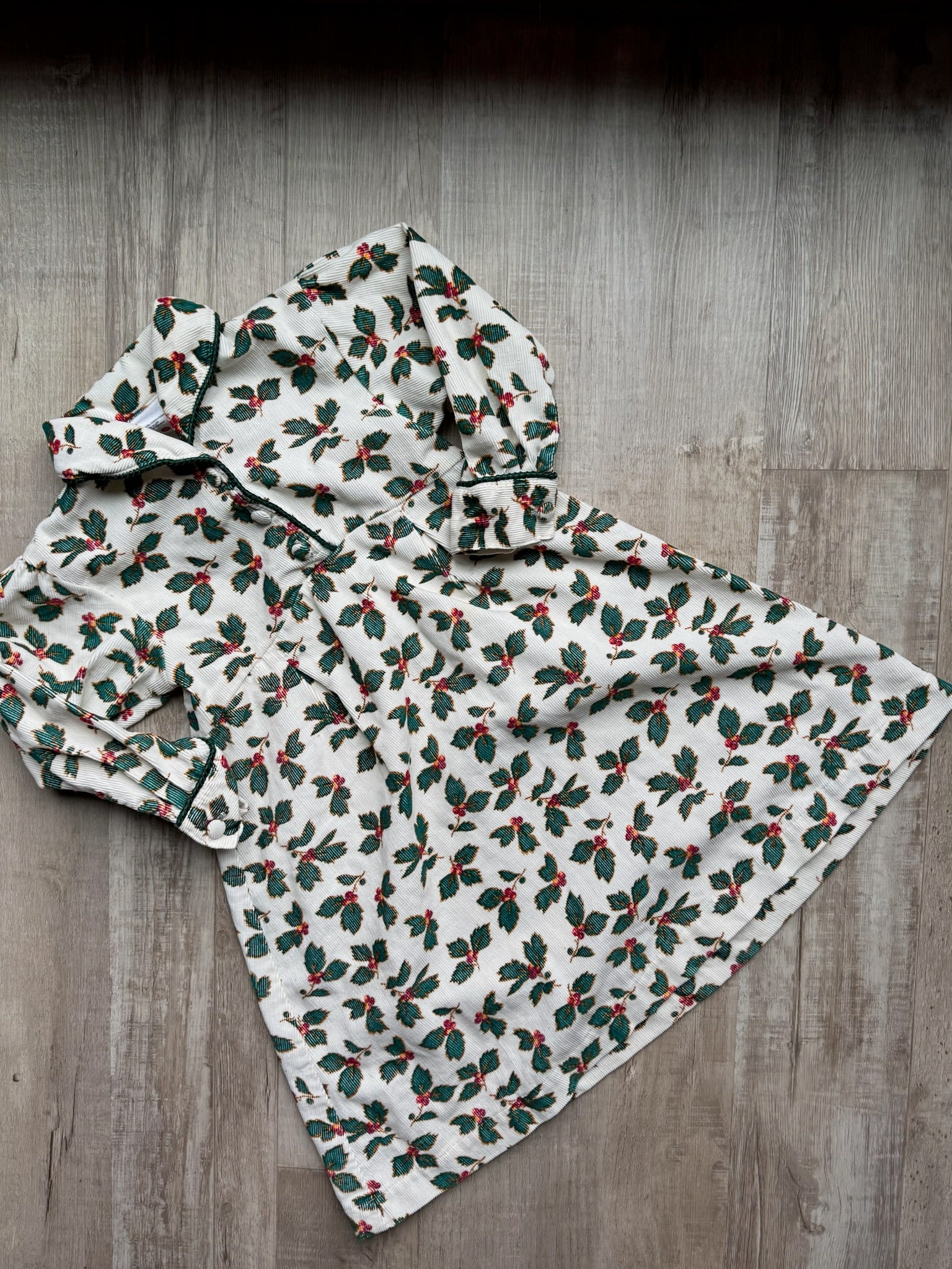 Hanna Andersson Christmas Holly Dress