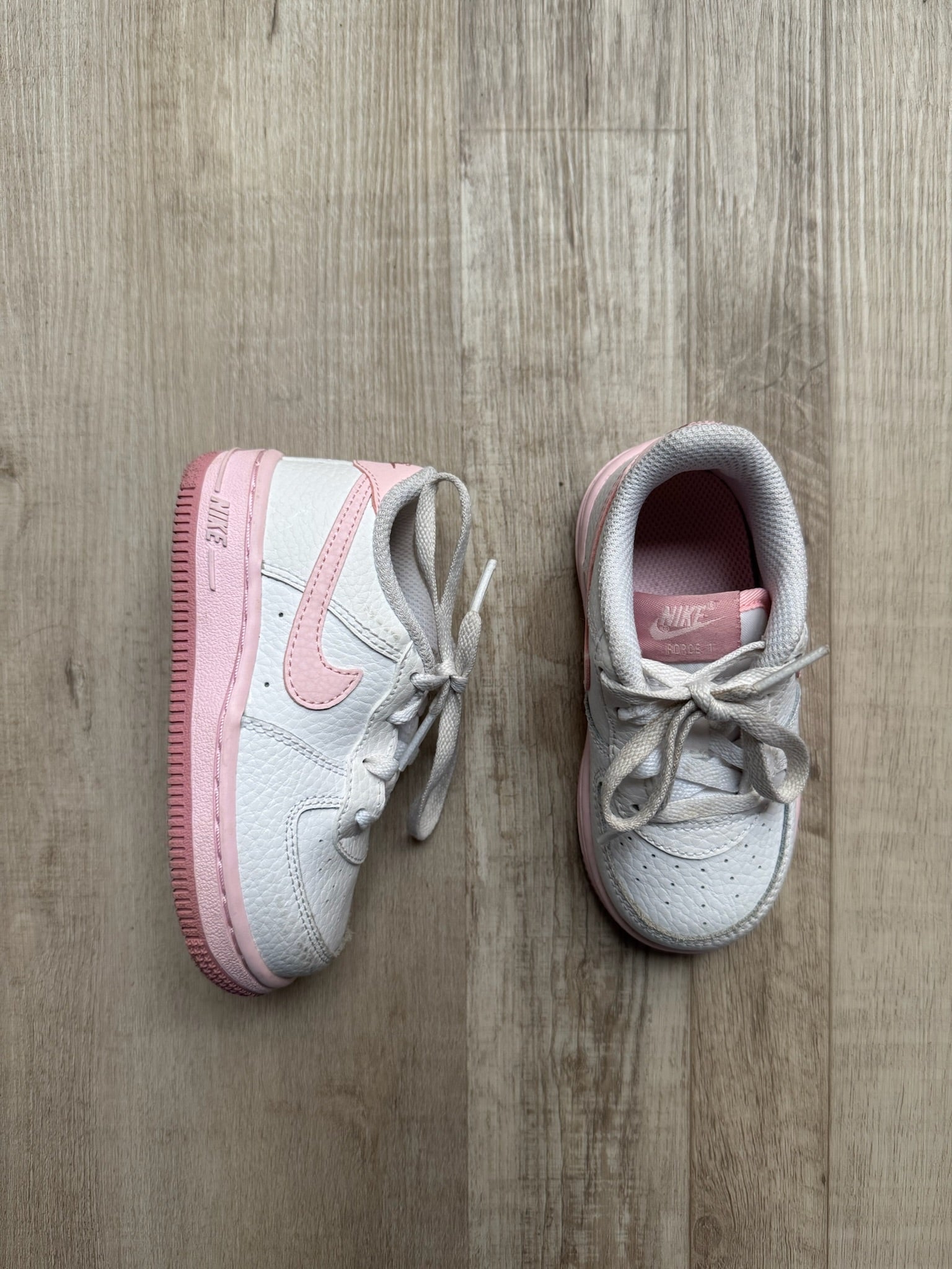 Nike White w/ Pink Check