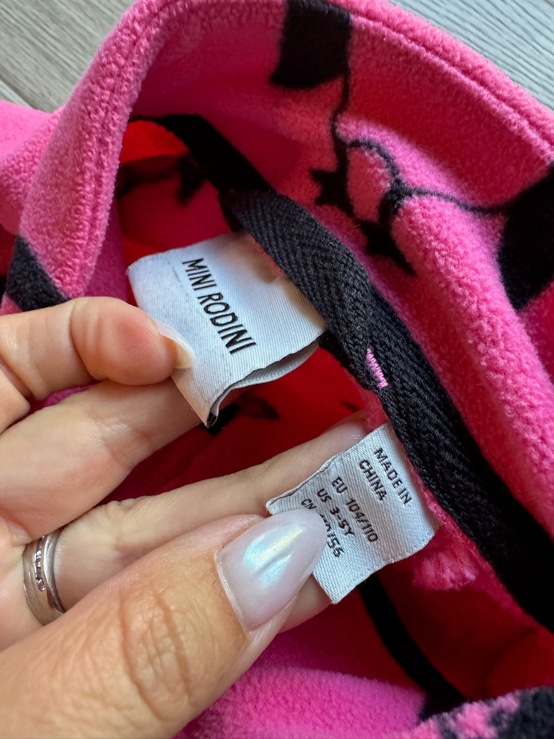 Mini Rodini Pink Penguin Jacket