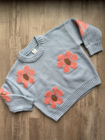 Wynken Blue Floral Sweater