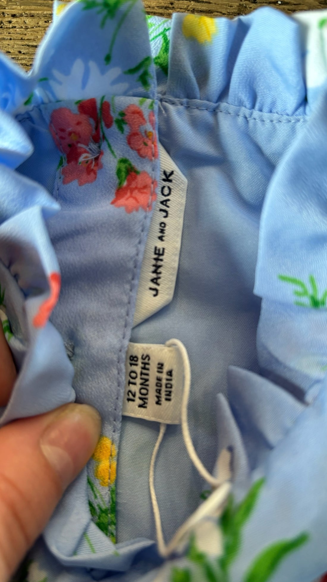 Janie & Jack Blue Floral Dress