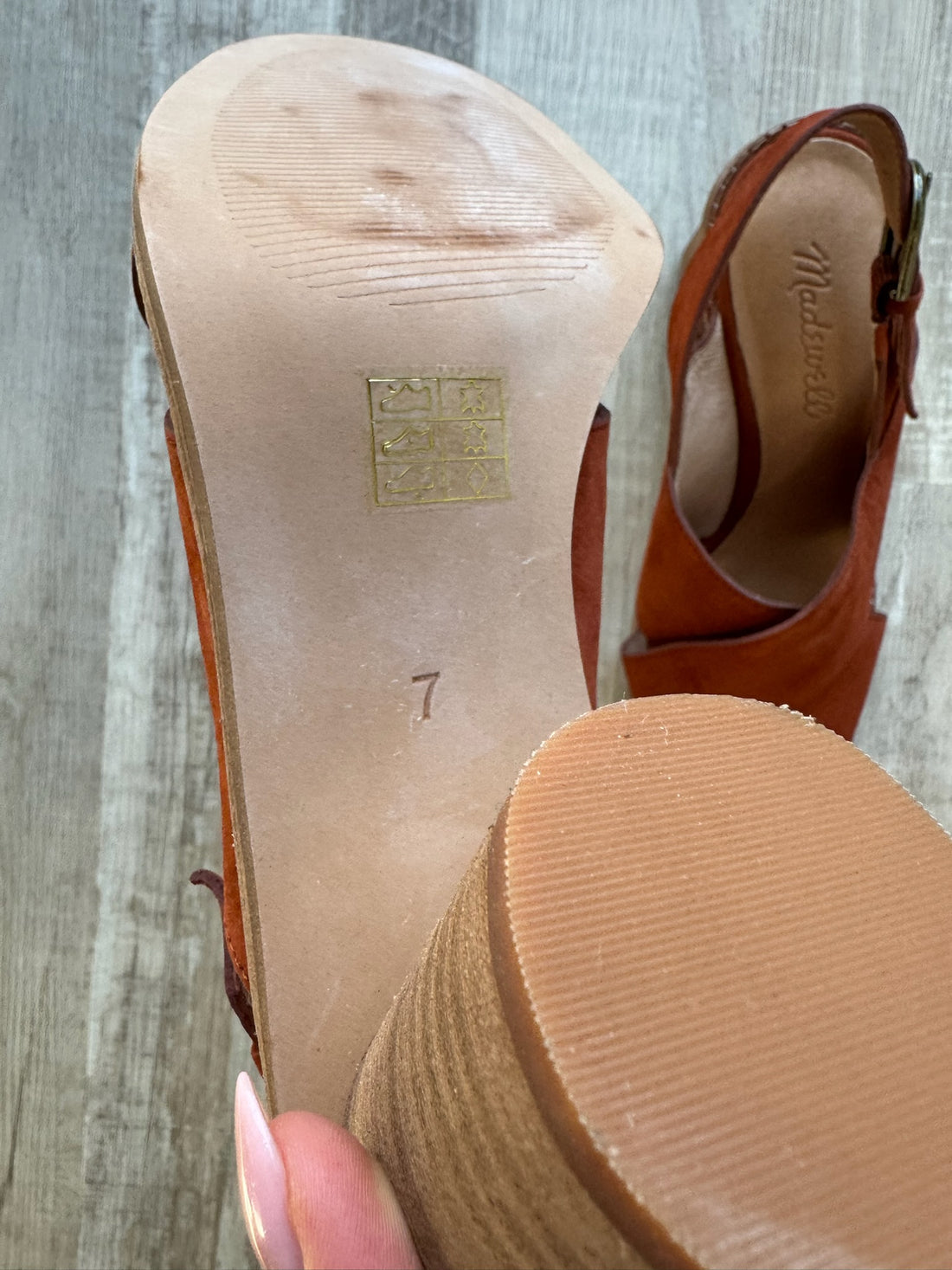 Madewell Rust Heels NEW W