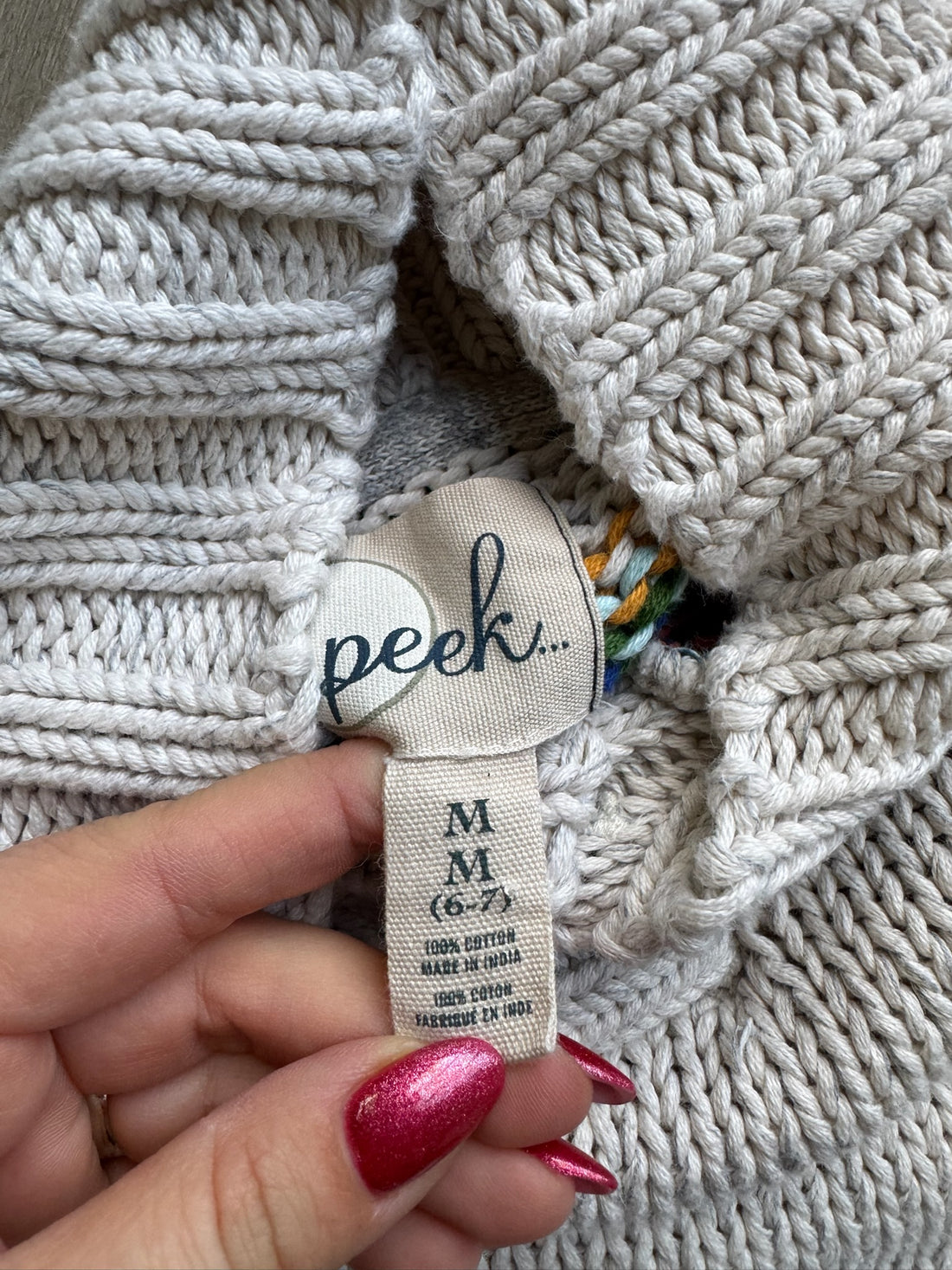 Peek Knit Sweater