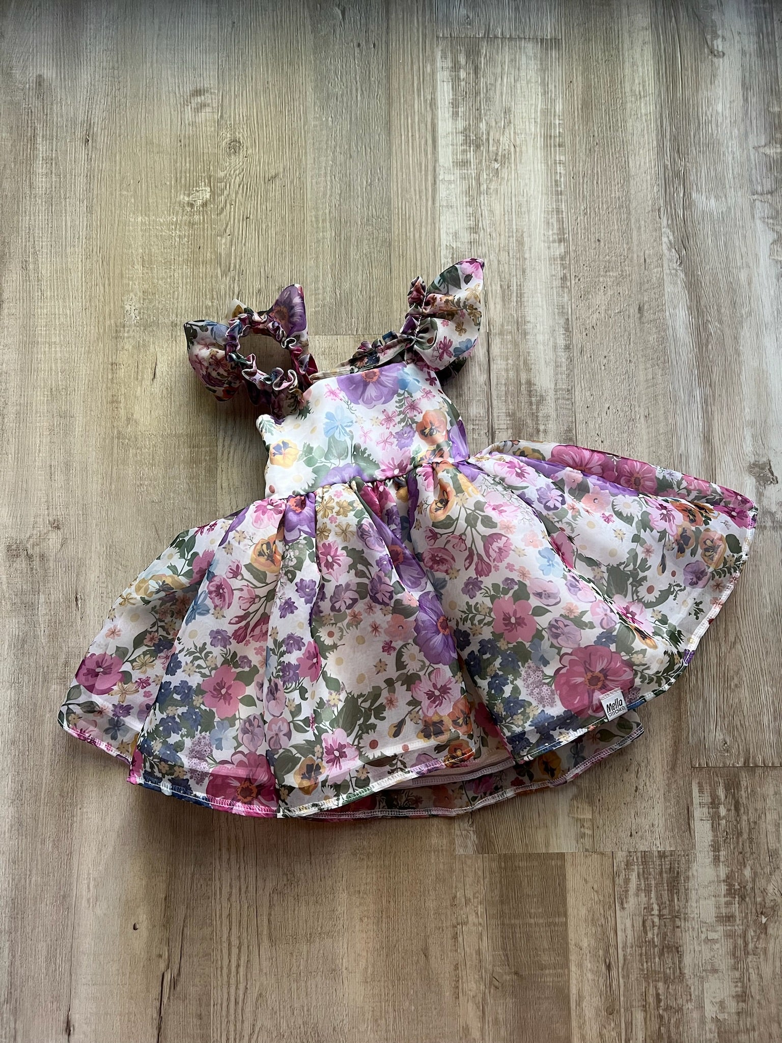 Mella Stitched Floral Dress