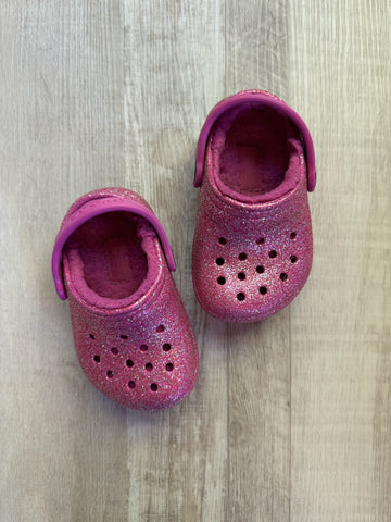 Crocs Hot Pink Glitter