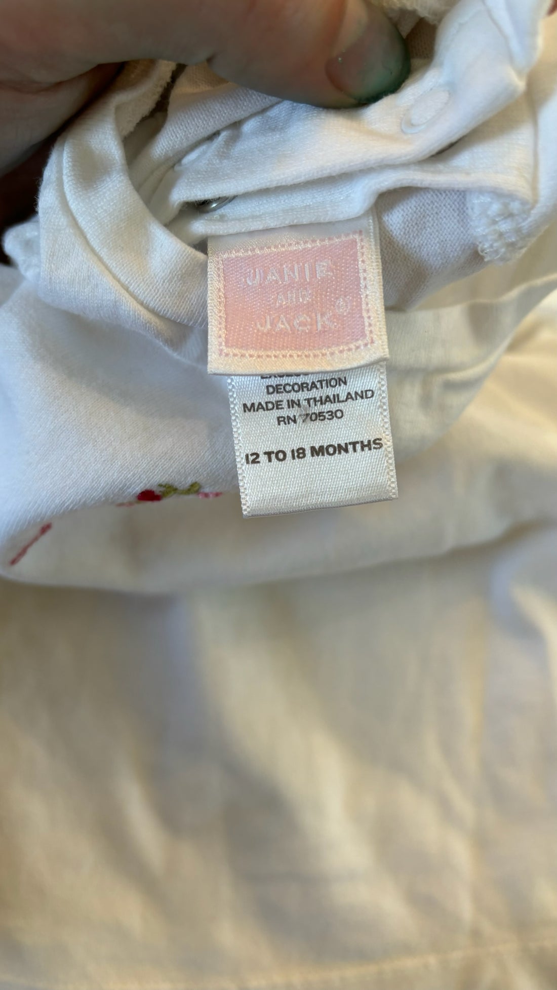 Janie & Jack Heart Shirt / Skirt Set