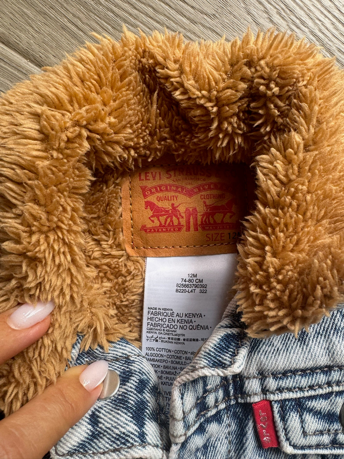 Levi Denim Sherpa Jacket