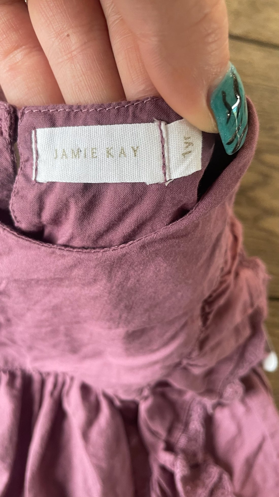 Jamie Kay Purple Top