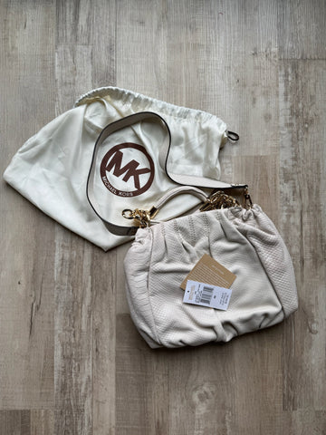 Michael Kors Cream Leather Bag - MEW