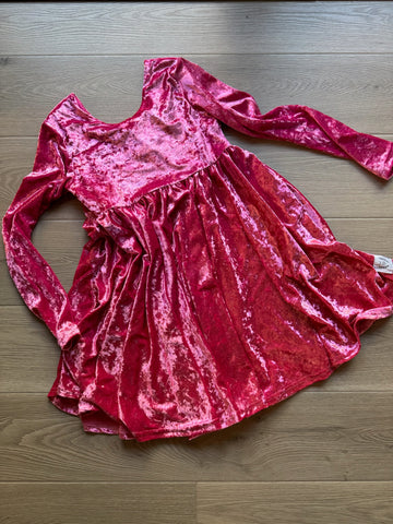 Sawyer & Finn Pink Velour Dress