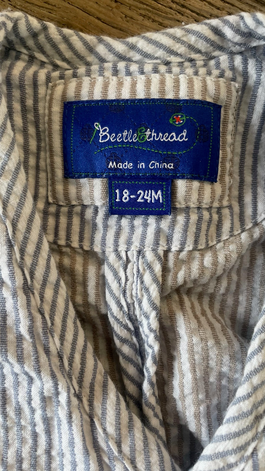 Beetle & Thread Seersucker Set