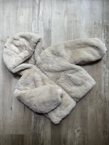 Zara Cream Fur Coat