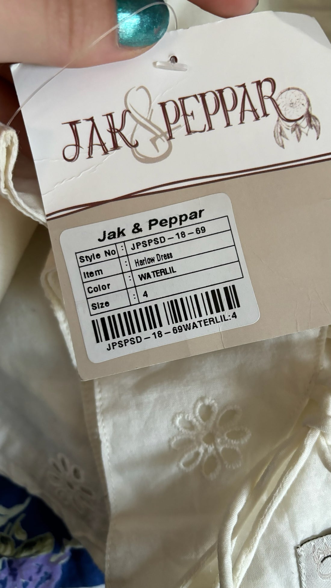 Jak & Pepper White Eyelet Dress