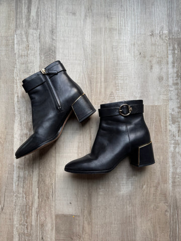 Tory Burch Black Leather Boots